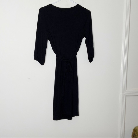 Old NAVY Black pullover dress. V neckline. Size S - Picture 2 of 6